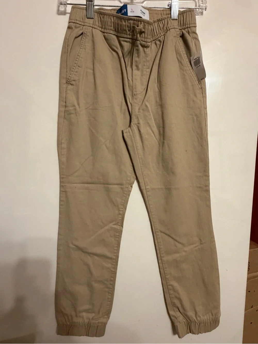 Old Navy girls Khaki Elastic-Waist Chino Joggers